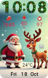 Santa and Rudolf
