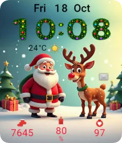 Santa and Rudolf
