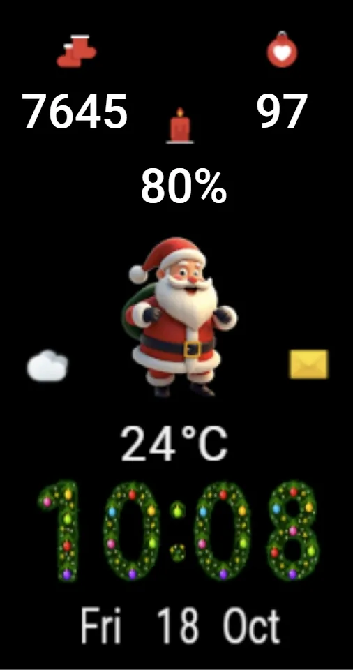 Dancing Santa